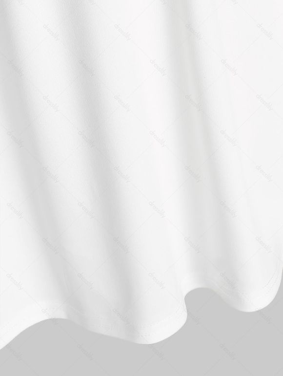 Robe Simple à Epaule Dénudée avec Gilet Asymétrique Bouclé - Noir M