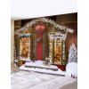 Tapisserie Art Décoration Pendante de Noël Imperméable à Imprimé Maison - multicolor W91 X L71 INCH