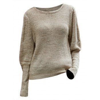 Image of Balloon Sleeve Heather Jumper Sweater