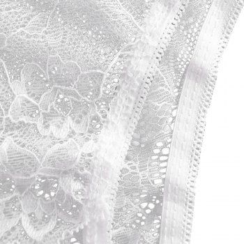 Open Crotch Lace Insert Lingerie Briefs