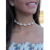 Collier de Plage Coquille en Fausse Perle - Blanc 