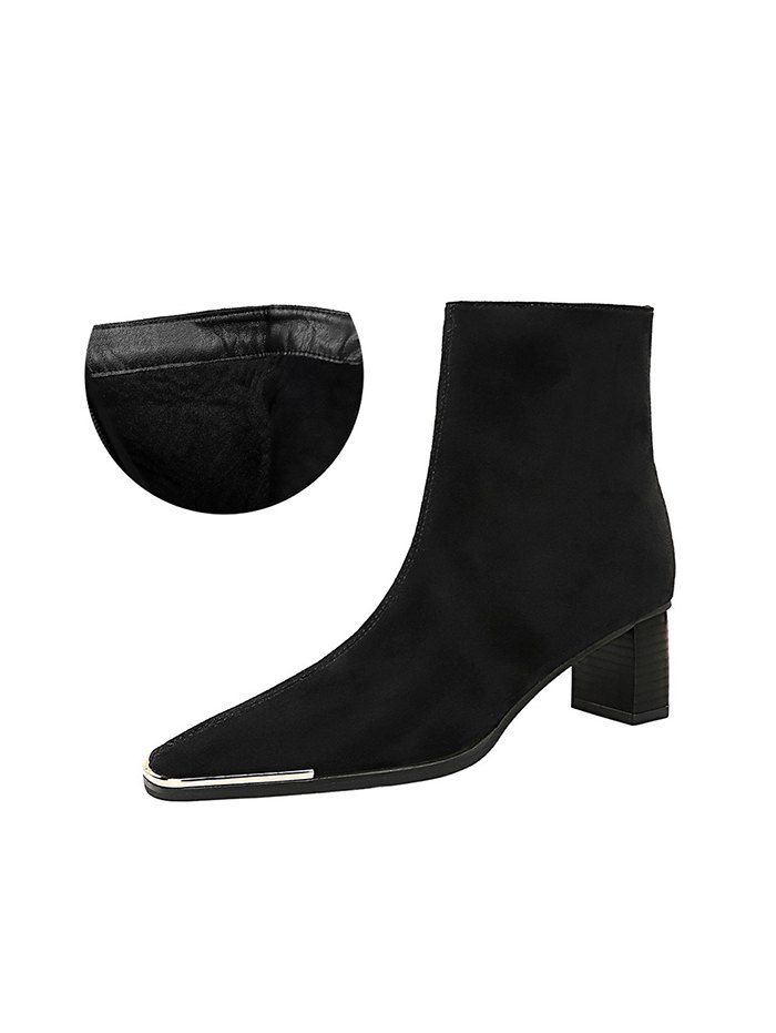 city block square toe 45 bootie