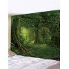 Tapisserie Murale Imperméable à Imprimé Forêt 3D - multicolor I W91 X L71 INCH