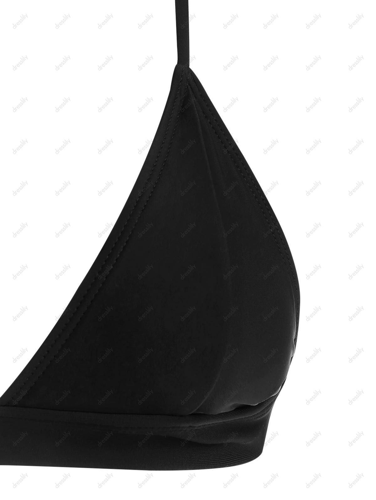 [33 OFF] 2021 Padded Bikini Set In BLACK DressLily