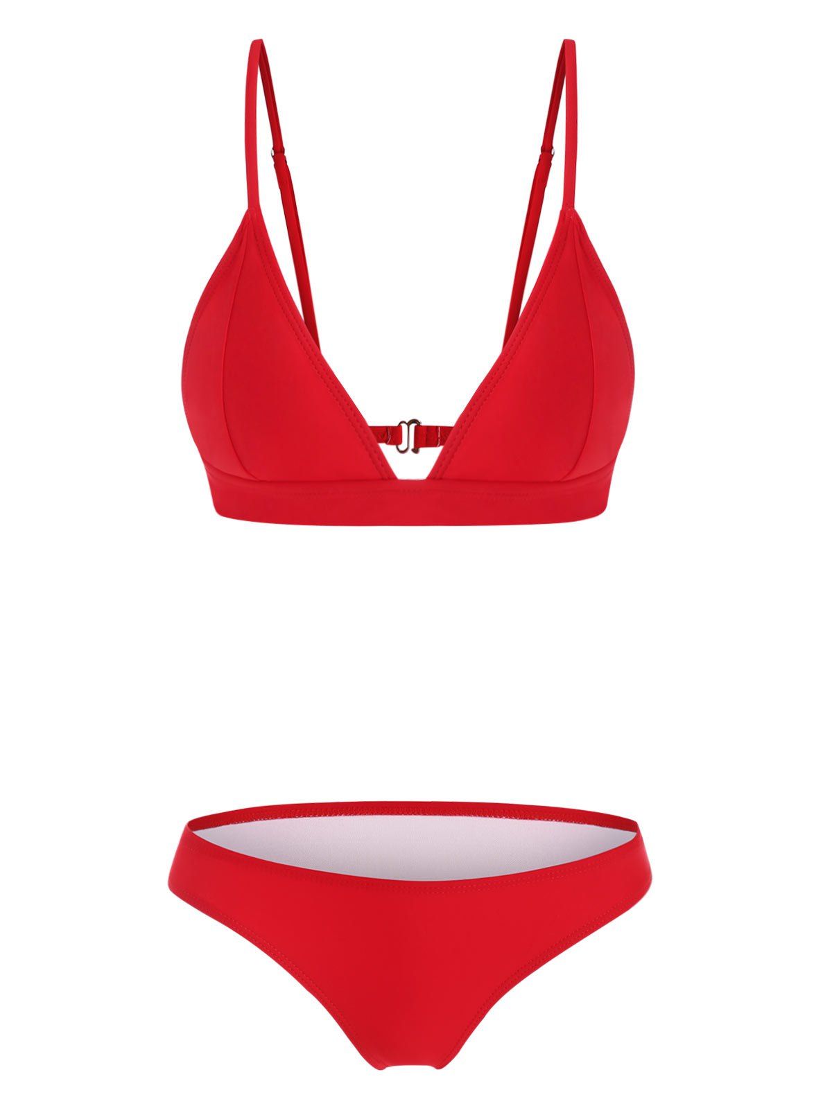 Padded Bikini Set - RED S