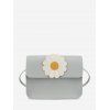 Sac à Bandoulière Motif de Marguerite - Nuage Gris 