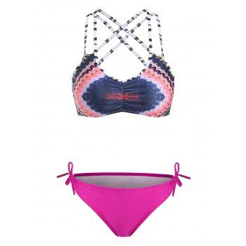 

Colormix Bikini Set Swimwear For Women, Rose
