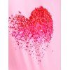 Lace Applique Plunge Backless Valentine Swimsuit - PINK L