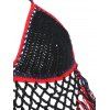 Knit Fishnet Fringe Bikini Set - COLORMIX ONE SIZE
