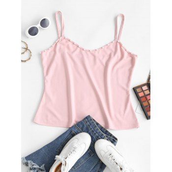 

Plus Size Beading Sleeveless Top, Light pink