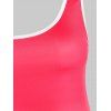 Ombre Color Sleeveless Tank Dress - multicolor XXXL