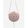 Mini Sac à Bandoulière Chaîne en Forme de Sucette - Rose Cochon 