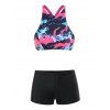 Maillot de Bain Bikini Teinté Croisé - multicolor XL