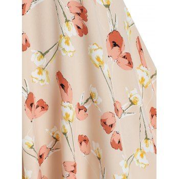 Flounce Allover Flower Cami Sundress