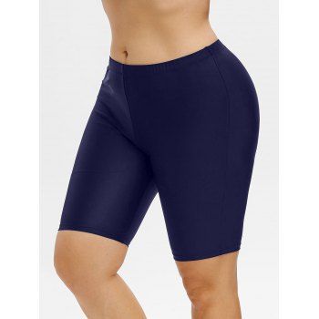 

Solid Plus Size Swim Bottom, Deep blue