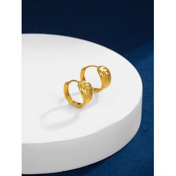 

Golden Cut Out Hoop Earrings