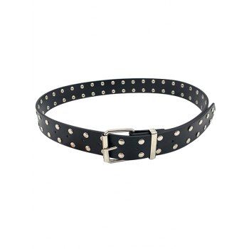 

Punk Studded Pin Buckle Belt, Black