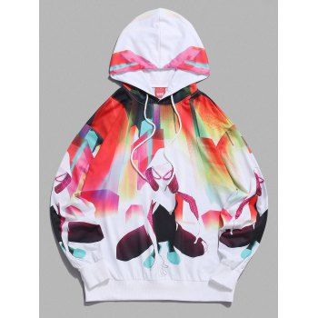 

Marvel Spider-Man Spider-girl Drawstring Hoodie, Multicolor