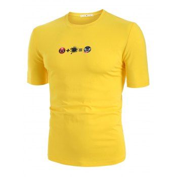 Marvel Spider-Man Venom Print Basic T-shirt, Bright yellow