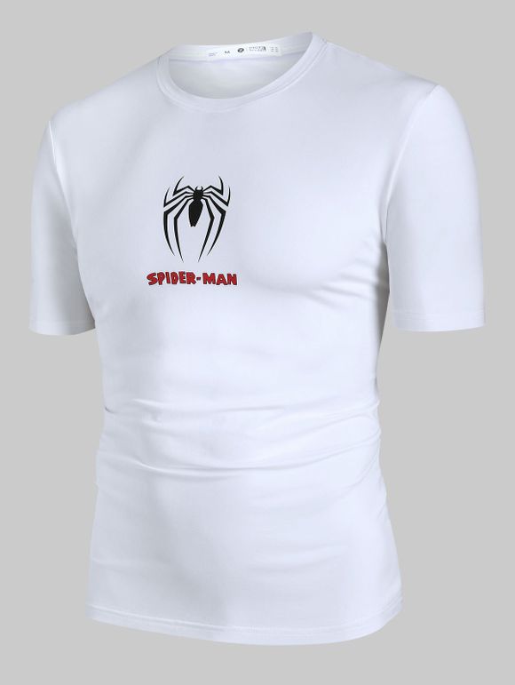 T-shirt Marvel Spider-Man Imprimé à Manches Courtes - Blanc S