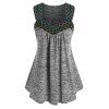 Débardeur Teinté à Bretelle de Grande Taille - Gris 1X