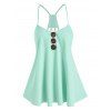 Haut à Bretelle Boutonné - Vert clair XXXL