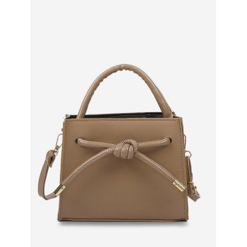 

Knot Dual Handle Crossbody Bag, Khaki