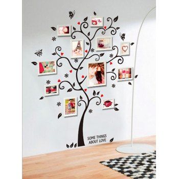

Family Tree Decorative Wall Stickers, Multicolor a
