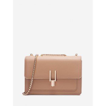 

Boxy Flap Mini Shoulder Bag, Camel brown