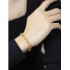 Bracelet Feuilles D'Or Plaqué à Quatre Feuilles - d'or 