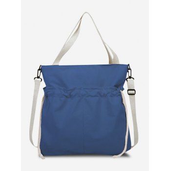 

Drawstring Dual Handle Tote Bag, Light slate blue