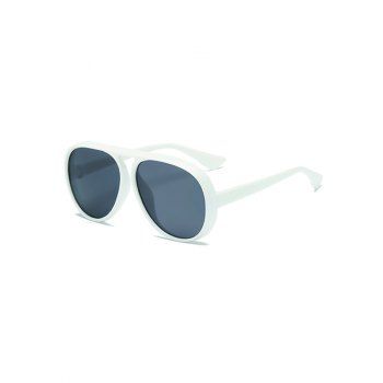 

Oversized One-piece Travel Sunglasses, Milk white