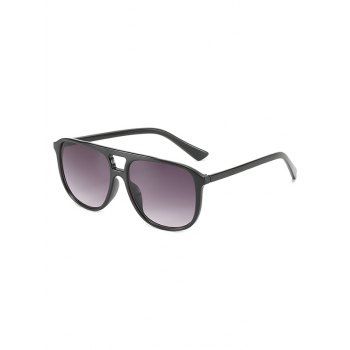 

Flat-Top Square Frame Sunglasses, Ash gray