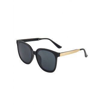 

Metal Embellished Anti UV Sunglasses, Black