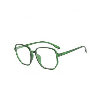 

Polygonal Frame Thin Rim Glasses, Jungle green