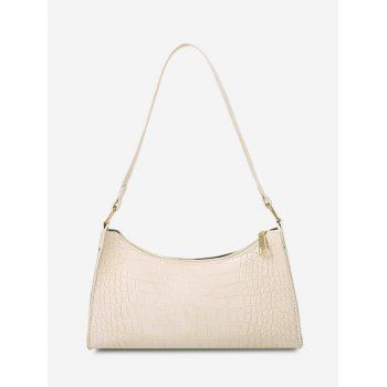 

Stone Print Shoulder Bag, Warm white