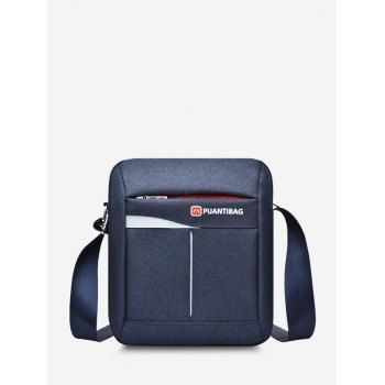 

Letter Pattern Business Square Shoulder Bag, Cadetblue