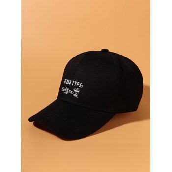 

Outdoor Graphic Embroidery Baseball Cap, Black