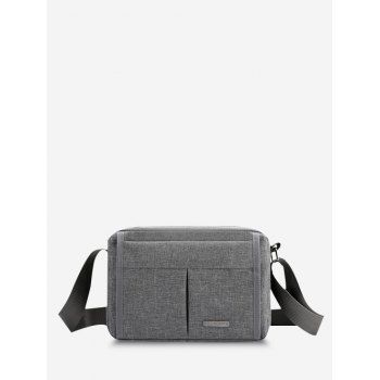 

Leisure Rectangle Waterproof Shoulder Bag, Gray cloud