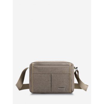 

Leisure Rectangle Waterproof Shoulder Bag, Champagne gold