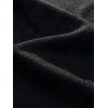 Hooded Stitching Detail Kangaroo Pocket T-shirt - BLACK XL