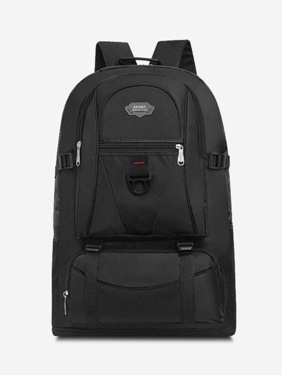 Sac à Dos Décontracté de Voyage Imperméable Multifonctionnel - Noir 