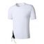 T-shirt Contrasté avec Œillet à Lacets - Blanc XXL | US 40