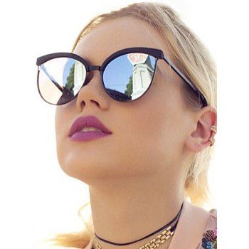 

Retro UV Protection Round Hollow Sunglasses, Silver