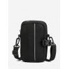Mini Sac Banane Décontracté Multifonctionnel - Noir 