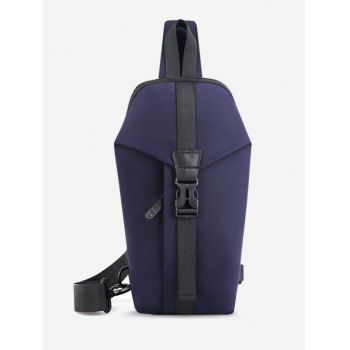 

Casual Multi-function Travel Buckle Chest Bag, Blue