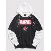 Sweat à Capuche Marvel Spider-Man Fausse Deux Pièces - Noir M