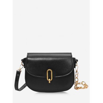 

Half Chunky Chain Saddle Bag, Black
