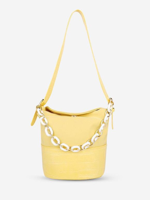 Sac à Bandoulière Seau Rétro - Crème 