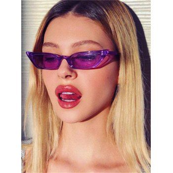 

Eye Frame Slim Anti UV Sunglasses, Mauve